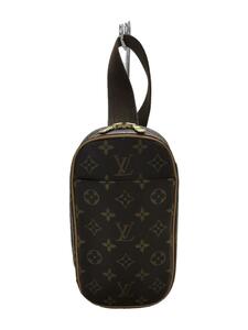 LOUIS VUITTON◆ポシェット・ガンジュ_モノグラム_BRW/PVC/BRW