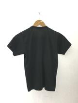 COMME des GARCONS COMME des GARCONS◆14AW/フリルデザインTシャツ/XS/ポリエステル/BLK/RO-T036_画像2