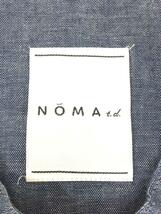 NOMA t.d.◆長袖シャツ/1/コットン/IDG/無地/N16-MSH05/バンドカラー_画像3