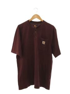 Carhartt◆ヘンリーネック/ポケットTシャツ/L/コットン/BRD/K84RPT