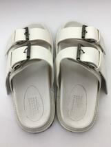 Maison Margiela◆サンダル/27.5cm/WHT/レザー_画像3