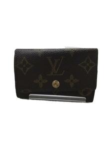 LOUIS VUITTON◆ミュルティクレ6_モノグラム_BRW/レザー/メンズ