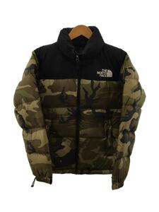 THE NORTH FACE◆Novelty Nuptse Jacket/ダウンジャケット/M/ナイロン/GRN/カモフラ