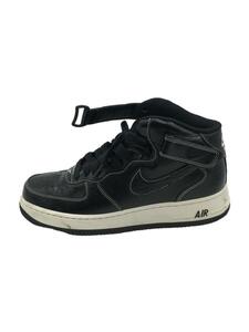 NIKE◆AIR FORCE 1 MID 07 LV8_エア フォース 1 ミッド 07 LV8/26cm/BLK/レザー