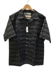 DAIRIKU◆22SS/ジュン/open collar shirt/半袖シャツ/M/コットン/GRY/22ss s-5