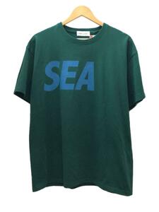 WIND AND SEA◆Tシャツ/L/コットン/GRN/WDS-SEA-22S-02