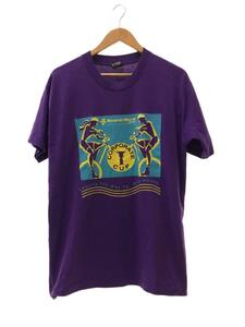 FRUIT OF THE LOOM◆90s/シングルステッチ/Tシャツ/L/コットン/パープル