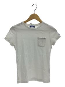 BURBERRY LONDON◆Tシャツ/M/コットン/WHT/無地/FA541-192