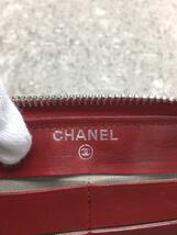 CHANEL◆長財布/エナメル/RED/無地/13737494/シャネル_画像3