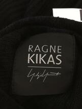 RAGNE KIKAS for Yohji Yamamoto◆セーター(薄手)/2/レーヨン/BLK/毛玉有り_画像3