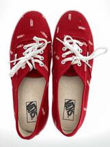 VANS◆ローカットスニーカー/US8/レッド/キャンバス/86027_画像3