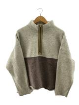 6(ROKU) BEAUTY & YOUTH UNITED ARROWS◆HALF ZIP POLLOVER/フリースジャケット/FREE/ウール/CRM/8612-241-0079_画像1