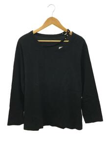 YOHJI YAMAMOTO◆長袖カットソー/2/コットン/BLK/NC-T72-074