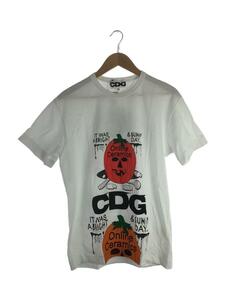 COMME des GARCONS◆20AW Online Ceramics/Tシャツ/L/コットン/ホワイト/SZ-T048