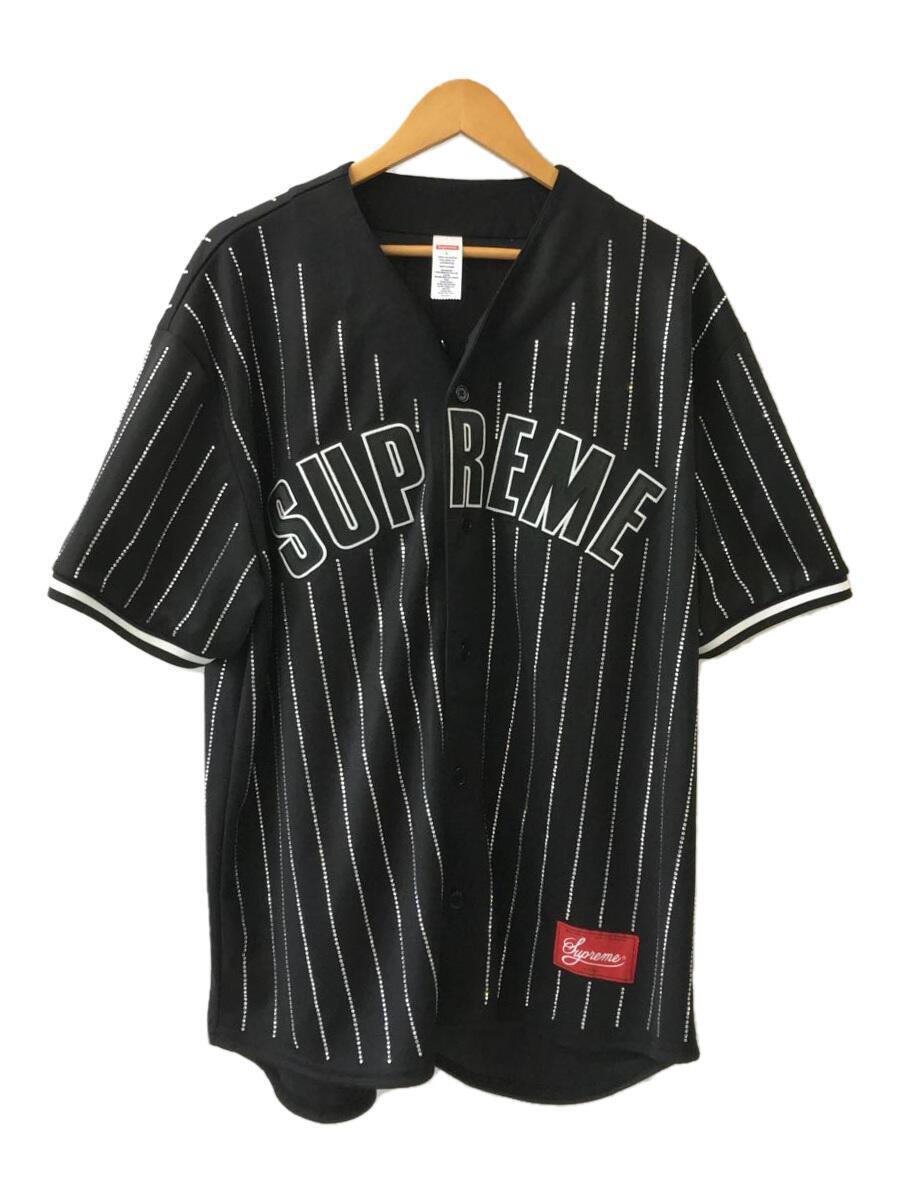 Supreme シュプリーム SS20 Rhinestone Baseball Jersey ホワイト S