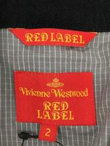 Vivienne Westwood RED LABEL◆テーラードジャケット/2/ウール/BLK/jc357-01-47503jj/ロールアップ_画像4