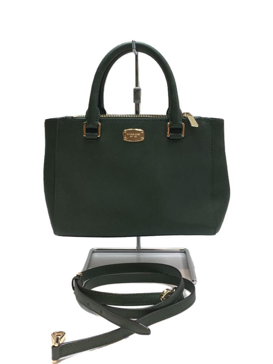 MICHAEL KORS◇ハンドバッグ/レザー/NVY/無地/30T9GP9M2L-