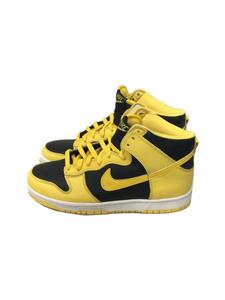 NIKE◆DUNK HIGH LE/ダンクハイ/イエロー/630335-071/26.5cm/YLW