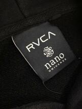 RVCA◆パーカー/S/コットン/BLK/AH042-P20_画像4