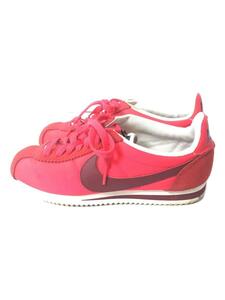 NIKE◆WMNS CLASSIC CORTEZ NYLON/ウィメンズクラシックコルテッツナイロン/レッド/23.5cm/R