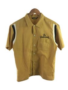 TENDERLOIN* short sleeves shirt /S/ cotton /YLW/bo- ring shirt 