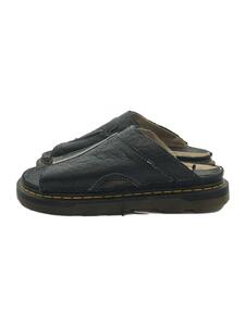 Dr.Martens◆サンダル/UK9/BLK/レザー