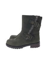 UGG australia◆NIELS/ニールズ/ブーツ/サイドジップ/ベルト/US6/KHK/スウェード/1018607_画像1