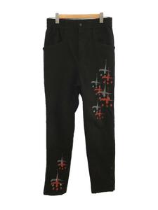 CVTVLIST◆Crosses Chino Pants/ボトム/1/コットン/BLK/プリント/2201080401