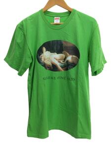 Supreme◆LEDA AND THE SWAN TEE/19SS/Tシャツ/M/コットン/グリーン