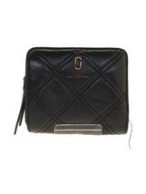 MARC BY MARC JACOBS◆2つ折り財布/レザー/BLK/無地/レディース_画像1