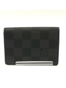 LOUIS VUITTON◆カードケース/-/BLK/メンズ/N63338