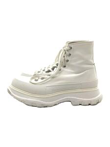 Alexander McQueen◆TREAD SLICK BOOTS/ハイカットスニーカー/41/WHT/604254