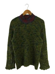 NAMACHEKO*OROU CREWNECK/ свитер ( толстый )/XS/ шерсть / зеленый 