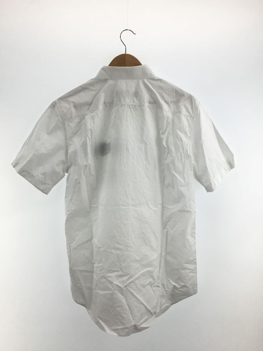 LOUIS VUITTON◆半袖シャツ/S/コットン/WHT/無地 LOUIS VUITTON◆半袖シャツ/S/コットン/WHT/無地