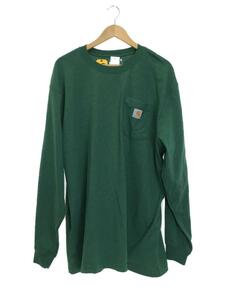 Carhartt◆長袖Tシャツ/XL/コットン/GRN/100121