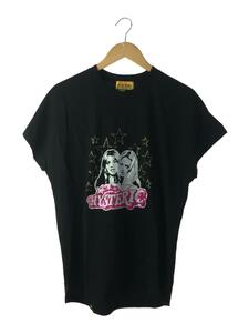 HYSTERIC GLAMOUR◆Tシャツ/FREE/コットン/ブラック/無地/01232CT03