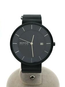 BERING◆ソーラー腕時計/アナログ/ステンレス/NVY/BLK/146369-227