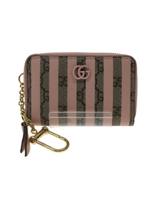 GUCCI◆Gucci Love Parade/701485/カードケース/PVC/PNK/総柄/レディース/