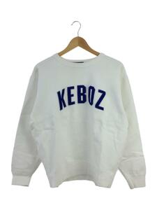 Keboz◆Keboz◆スウェット/M/コットン/WHT