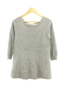 Sono◆長袖ブラウス/M/ウール/GRY/無地/S134KD019