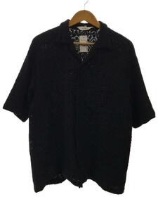 Sasquatchfabrix.◆22SS/KNIT LACE OPEN COLLAR H/S SHIRT/L/22SS-SY5-004