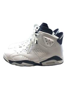 NIKE◆AIR JORDAN 6 RETRO_エア ジョーダン 6 レトロ/27.5cm/WHT