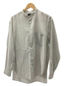 UNITED ARROWS green label relaxing◆長袖シャツ/M/コットン/3211-199-2944/コットンシルクボイルルーズバンドカラーシャツ