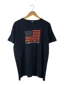 Calvin Klein◆USA製/Tシャツ/L/コットン/NVY