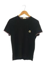 MONCLER◆Tシャツ/M/コットン/BLK_画像1