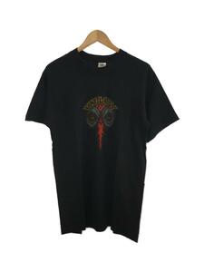 FRUIT OF THE LOOM◆90s/POWELL PERALTA/マイクバレリー/Tシャツ/M/コットン/BLK/プリント