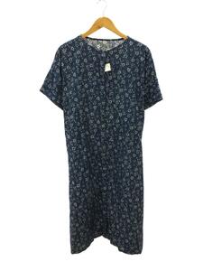 nest Robe◆半袖ワンピース/FREE/コットン/BLU/総柄/01202-1495