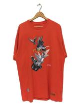 HERON PRESTON◆Tシャツ/L/コットン/ORN/hmaa001s19632049_画像1