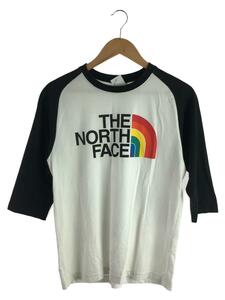 THE NORTH FACE◆7分袖カットソー/M/コットン/WHT/NT34171X