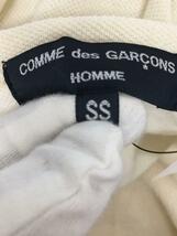 COMME des GARCONS HOMME◆07AW 袖切替Tシャツ/SS/コットン/CRM/無地/HA-T048_画像4